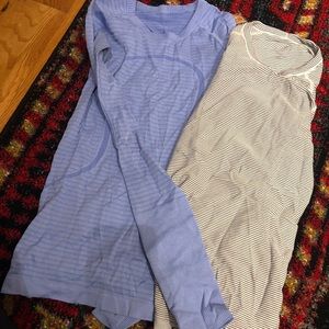(2) Lululemon workout shirts